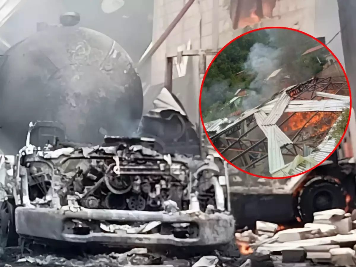 Explosión de pipa de gas en Veracruz daña 12 viviendas y afecta a 30 personas