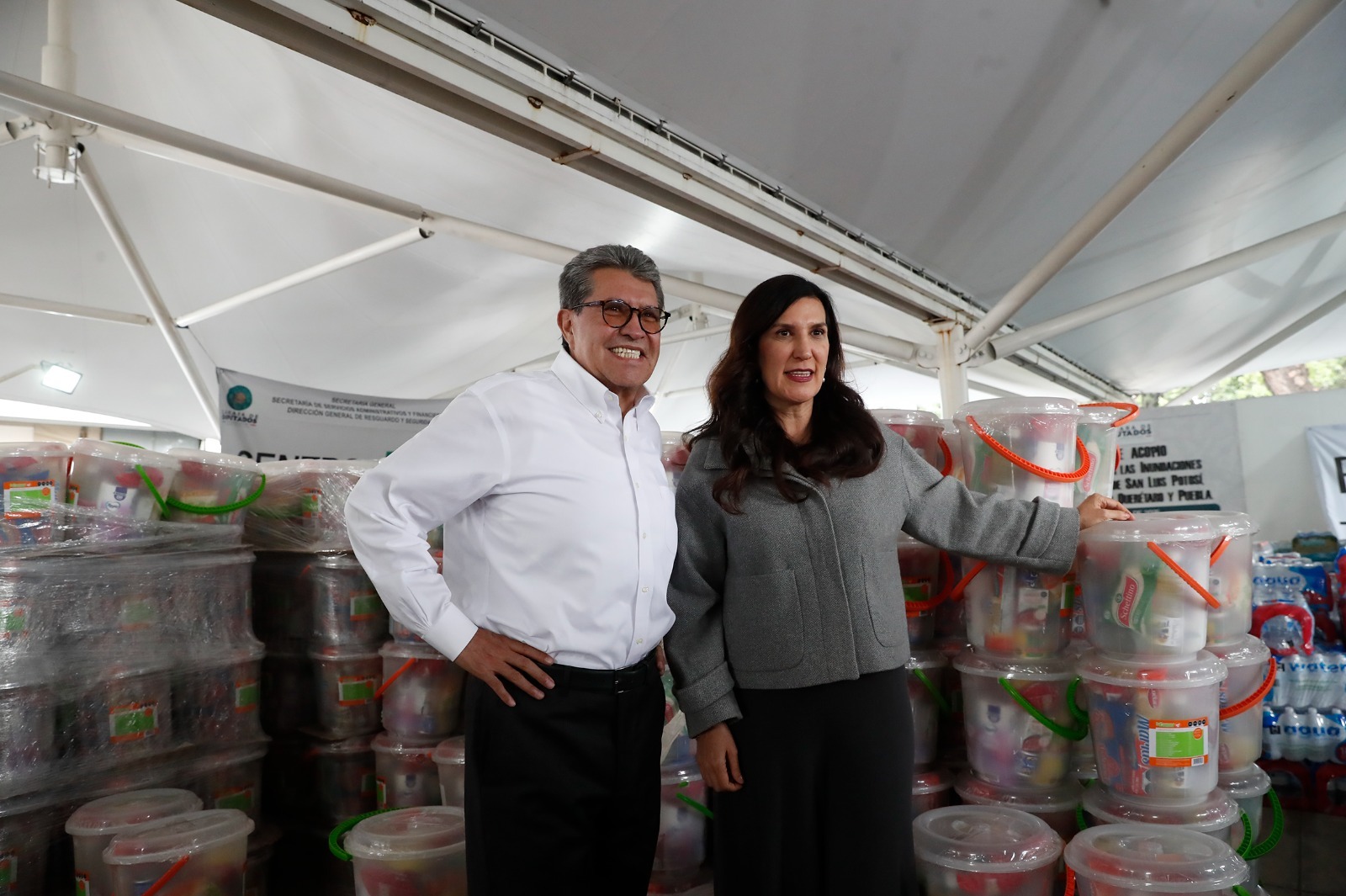 Cámara de Diputados envía 49.5 toneladas de ayuda por lluvias