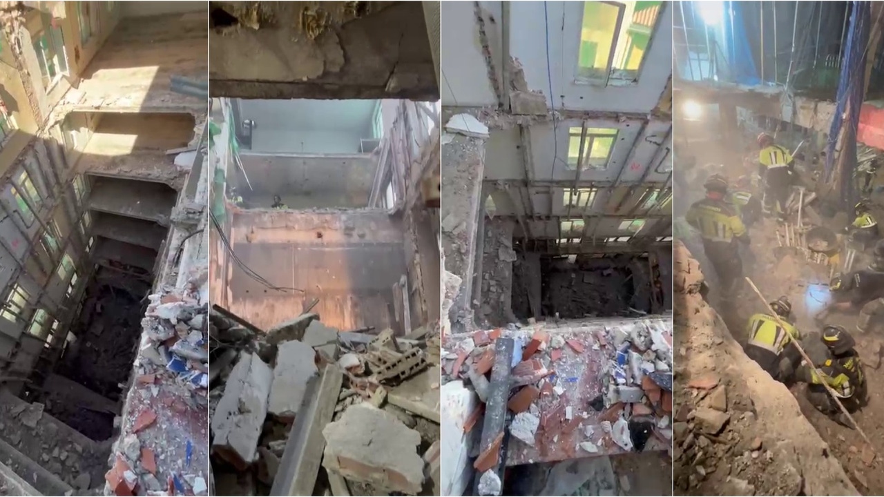Derrumbe en Madrid: Tragedia en construcción deja muertos y desaparecidos