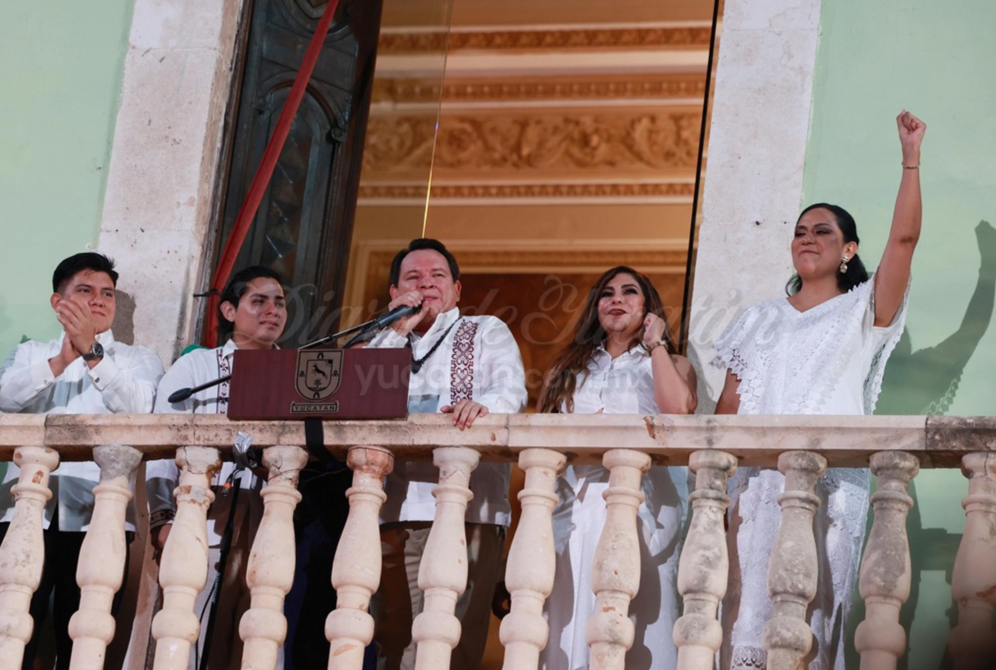 Yucatán vibra con el primer grito de independencia del gobernador Díaz Mena