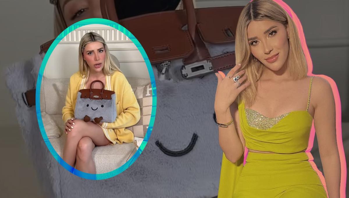Priscila Escoto se burla con su bolsa Hermès china: “Sí da el gatazo”