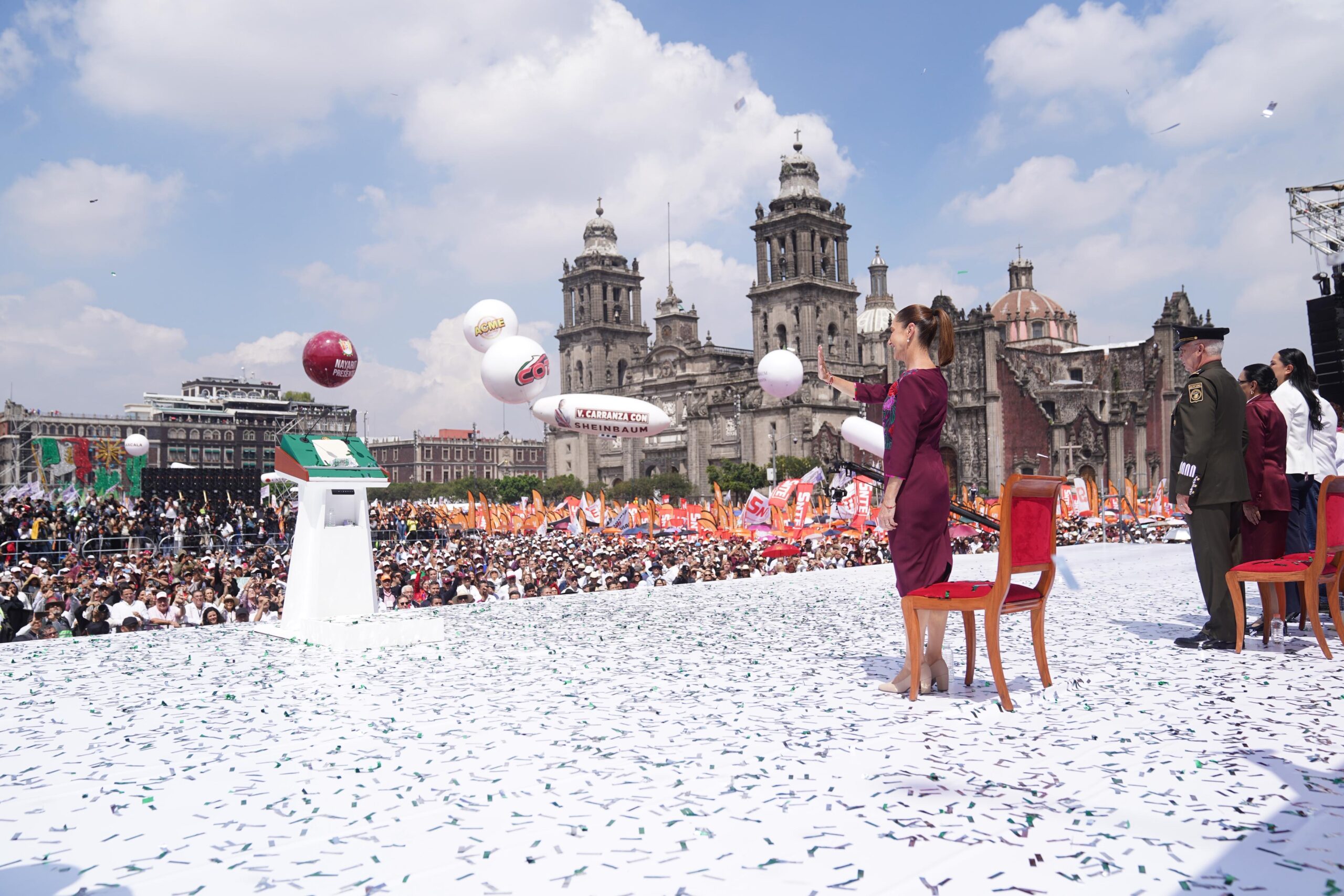 Claudia Sheinbaum: Compromiso y rendición de cuentas ante 400 mil en el Zócalo