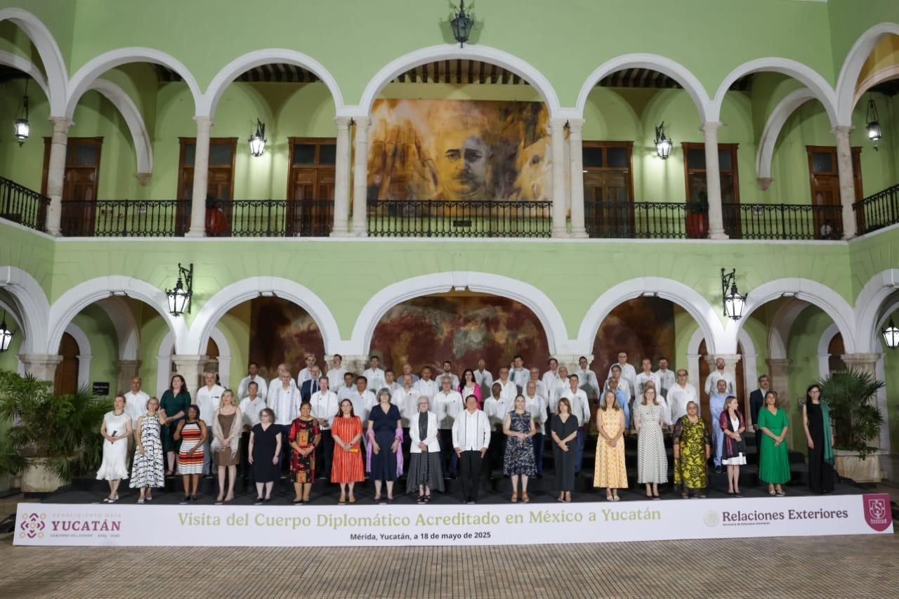 Yucatán deslumbra al mundo: potencial de inversión impacta al cuerpo diplomático