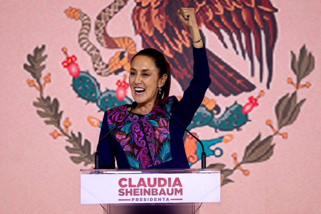 Claudia Sheinbaum entra al selecto top 5 global de las mujeres más poderosas
