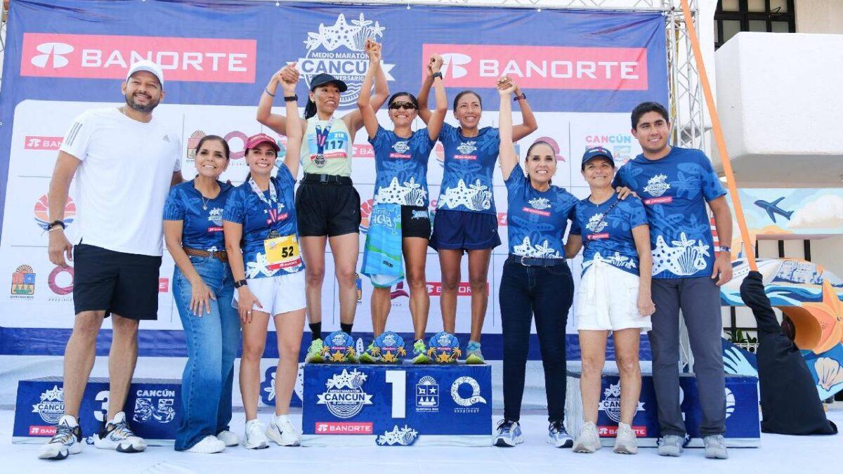 Medio Maratón Cancún 2025: ¡Éxito rotundo con más de 2 mil corredores!