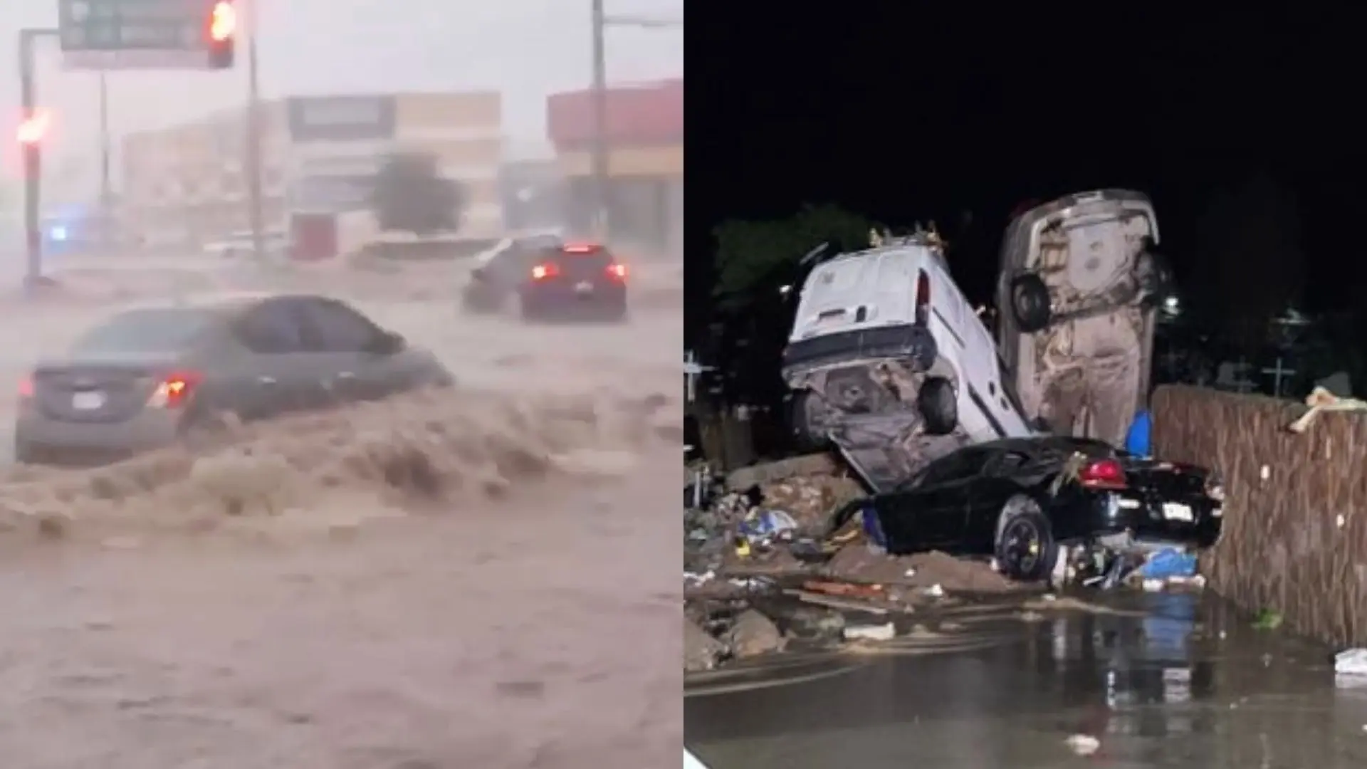 Bajas temperaturas y fuertes lluvias azotan Chihuahua este 16 de octubre