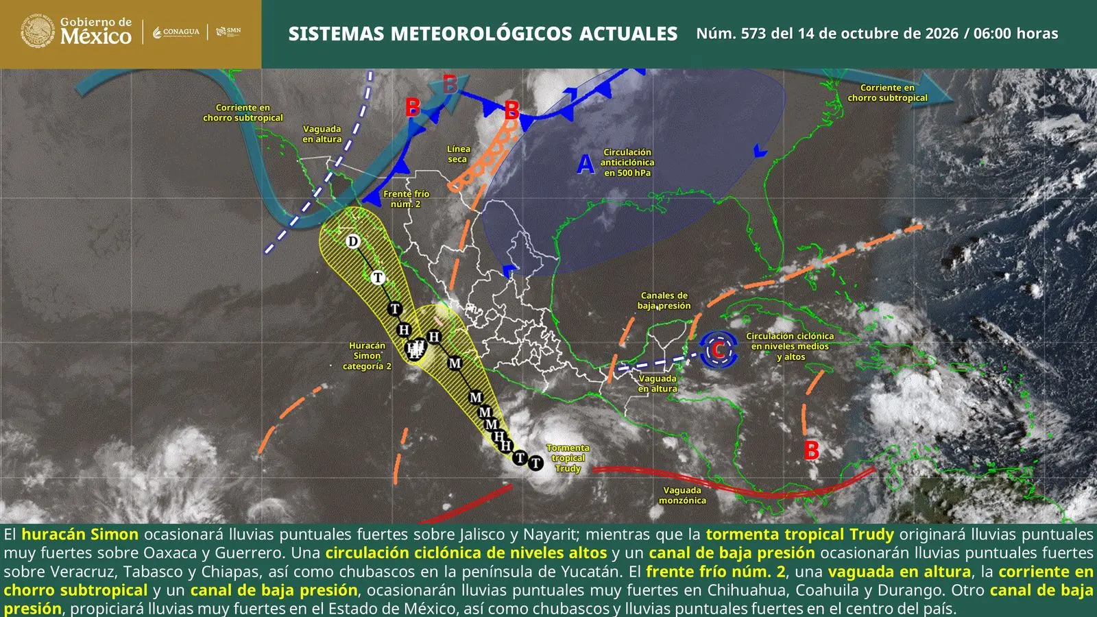 Quintana Roo enfrenta lluvias con tormentas eléctricas y calor extremo