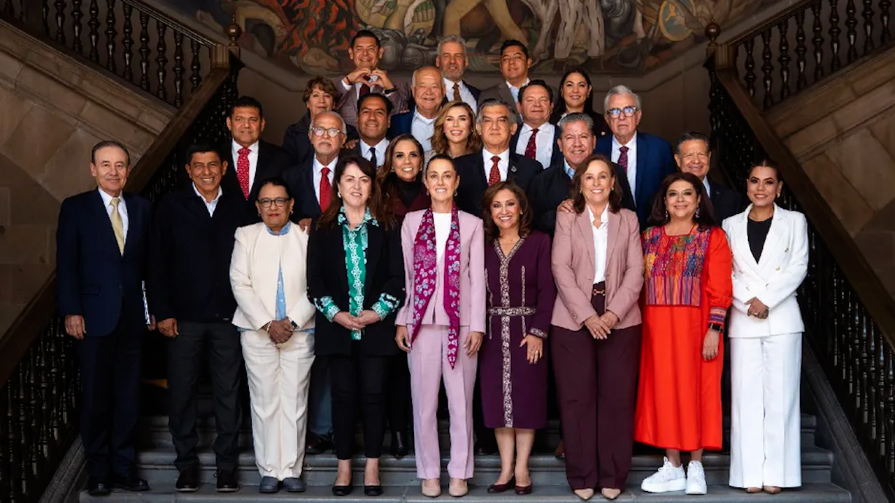 Gobernadores de la 4T celebran primer año de Sheinbaum
