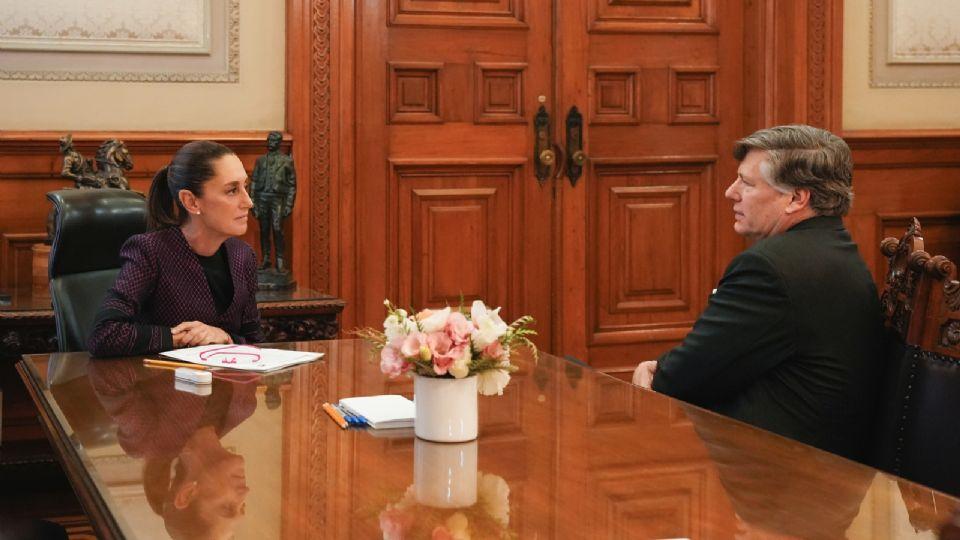 Reunión Claudia Sheinbaum Christopher Landau: “Fue una buena reunión”