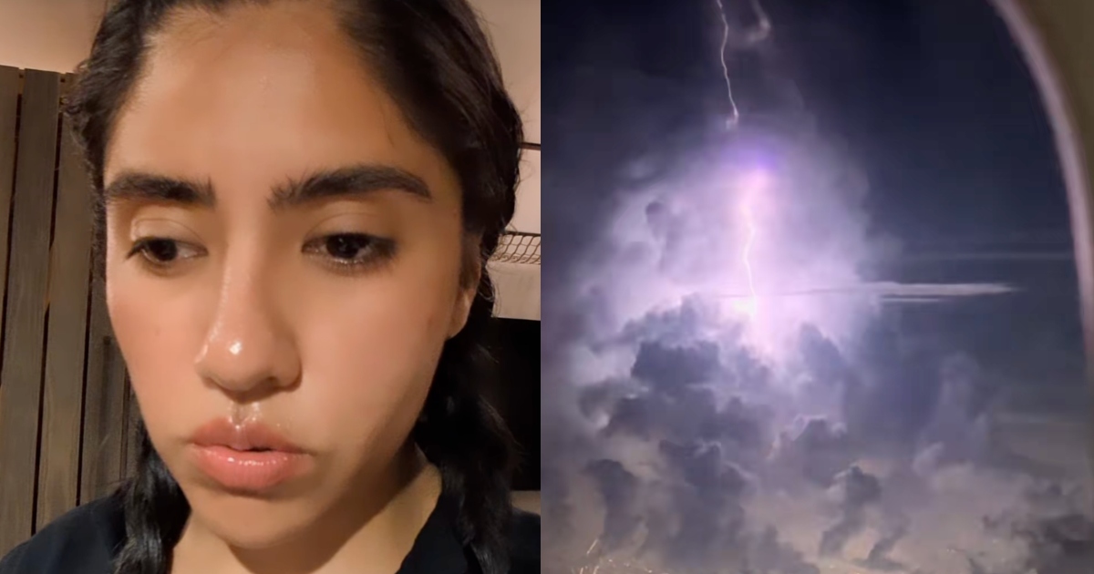 Karen Polinesia revela el impactante momento en que un rayo golpeó su avión: “creí que había muerto”