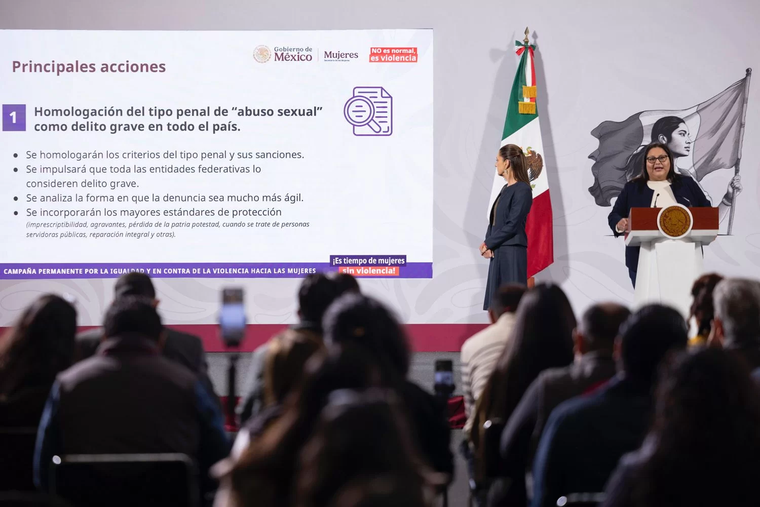 México busca agilizar la denuncia por abuso sexual: el plan de Sheinbaum