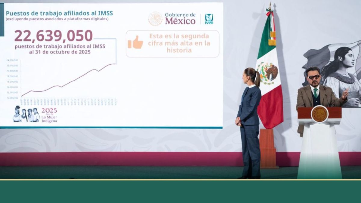 Empleo formal México 2025: los 22 millones de puestos que fortalecen la economía