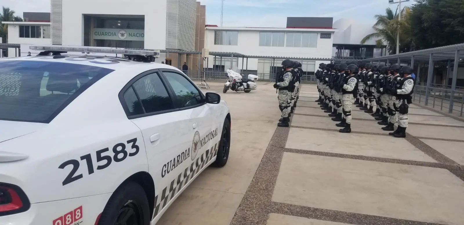 Seguridad Sinaloa recibe apoyo federal con patrullas y cámaras