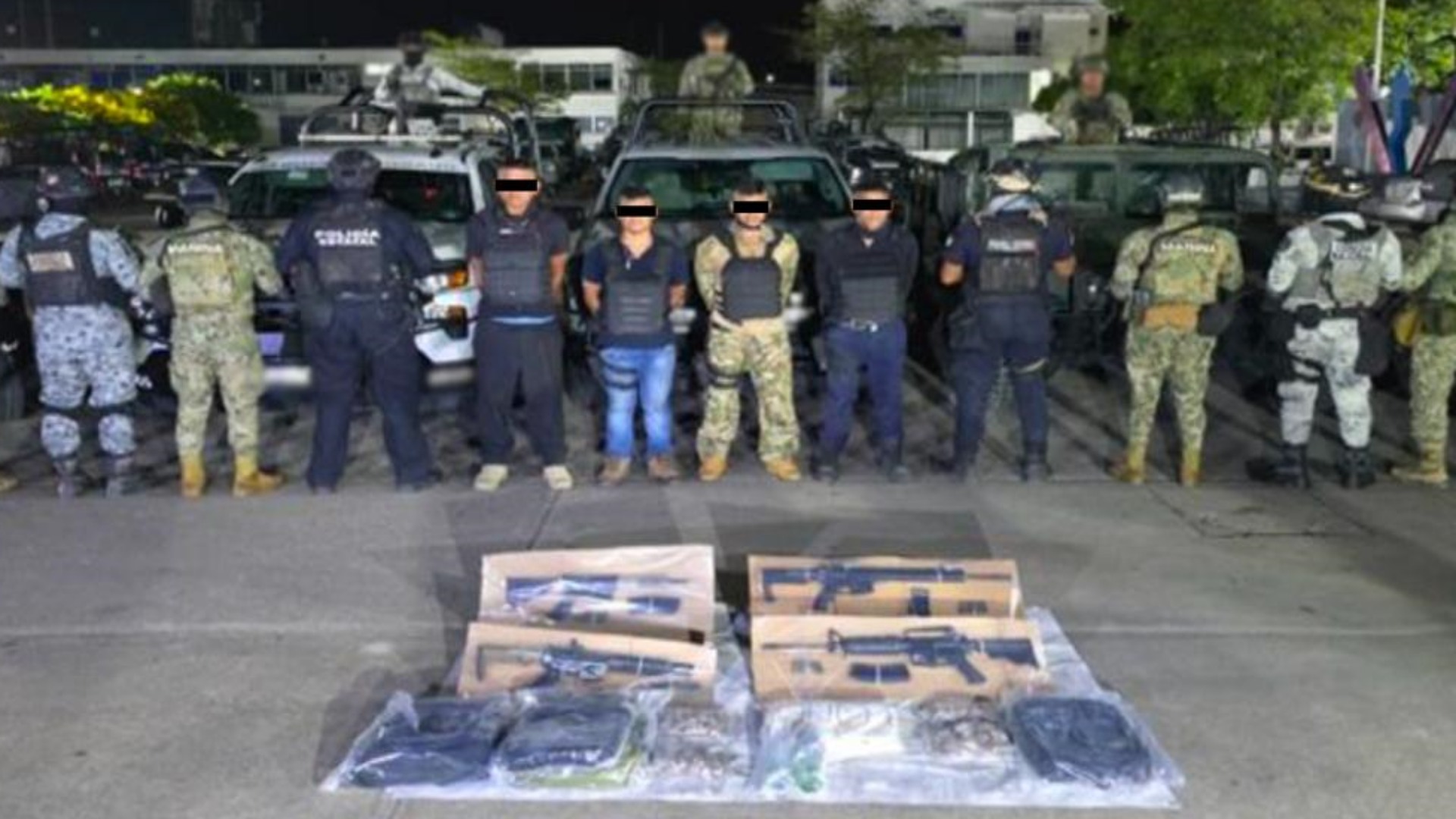 Bombas Molotov y armas largas: Cae célula de cobro de piso en Tabasco