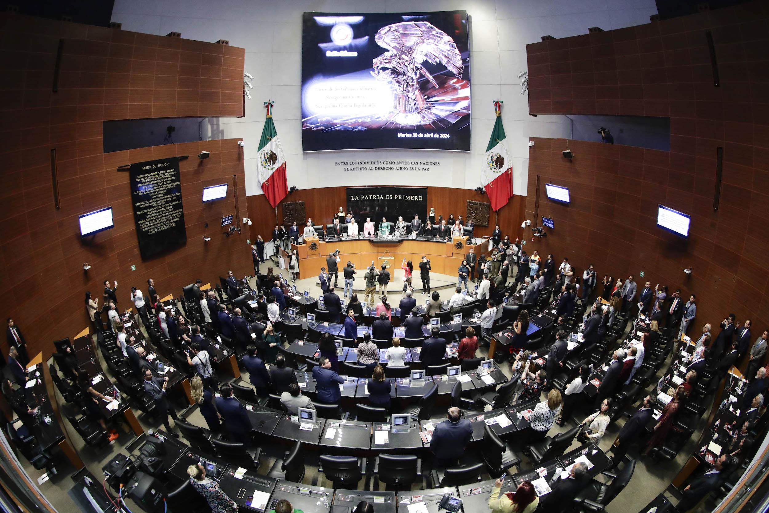 Senado alista sesión para nuevos ministros SCJN electos por voto popular
