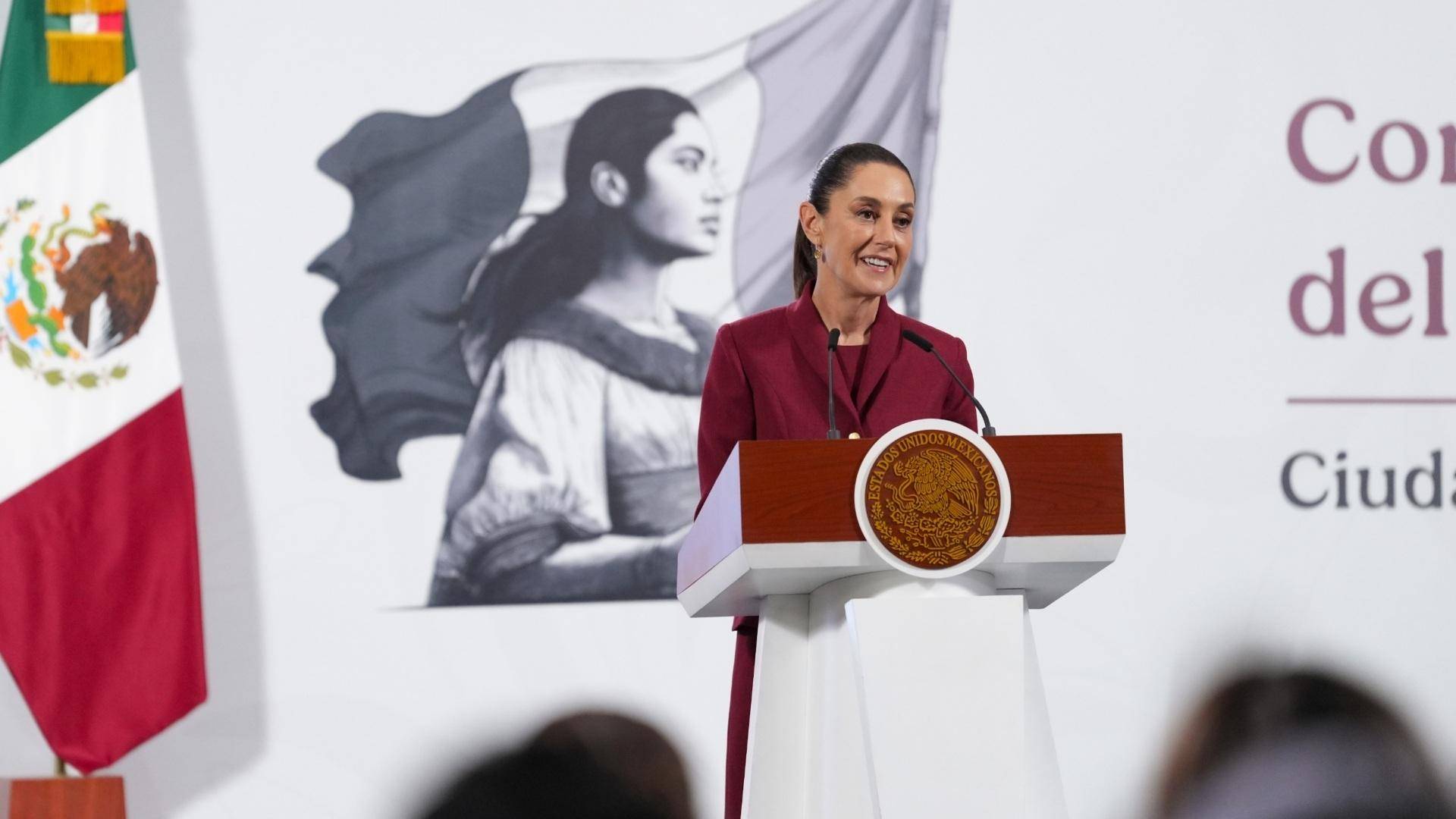 Peso mexicano muestra confianza, dice Sheinbaum ante bancos