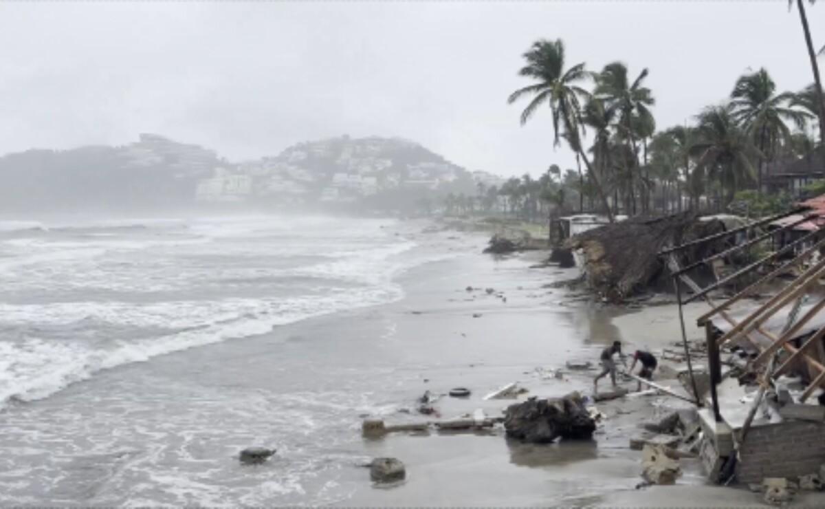 Tormenta Dalila golpea Acapulco con lluvias torrenciales y destrucción