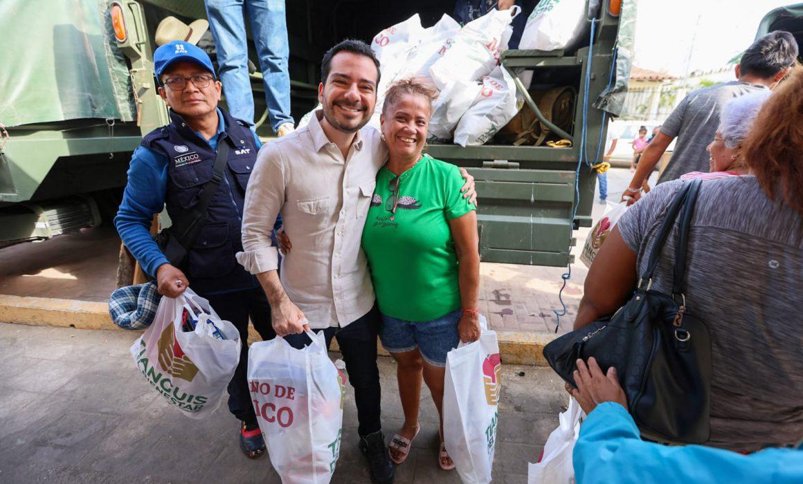 Tianguis del Bienestar llega a Acapulco: agradecimiento a Defensa