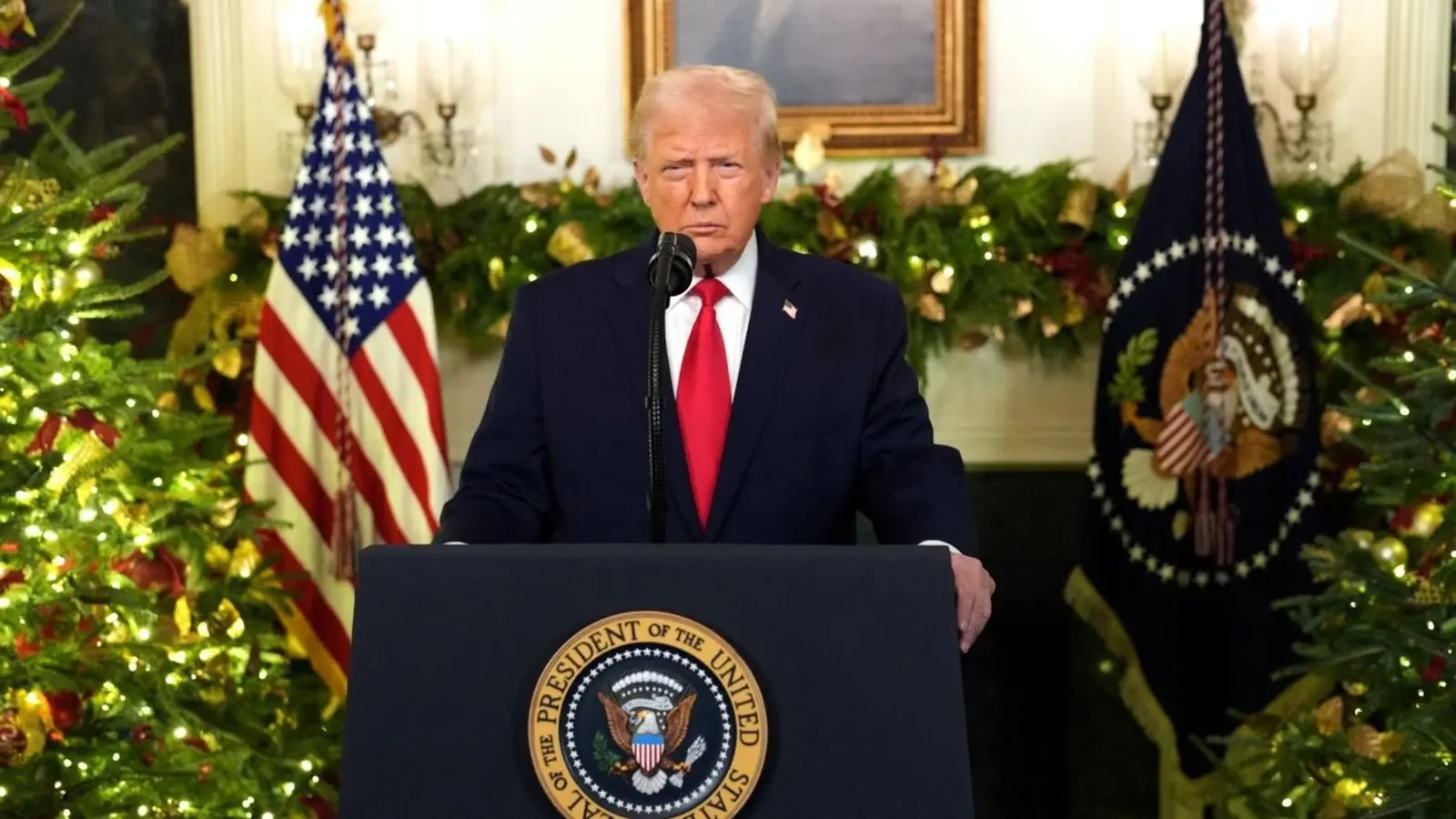 La Casa Blanca anuncia un discurso clave de Trump en medio del despliegue en el Caribe