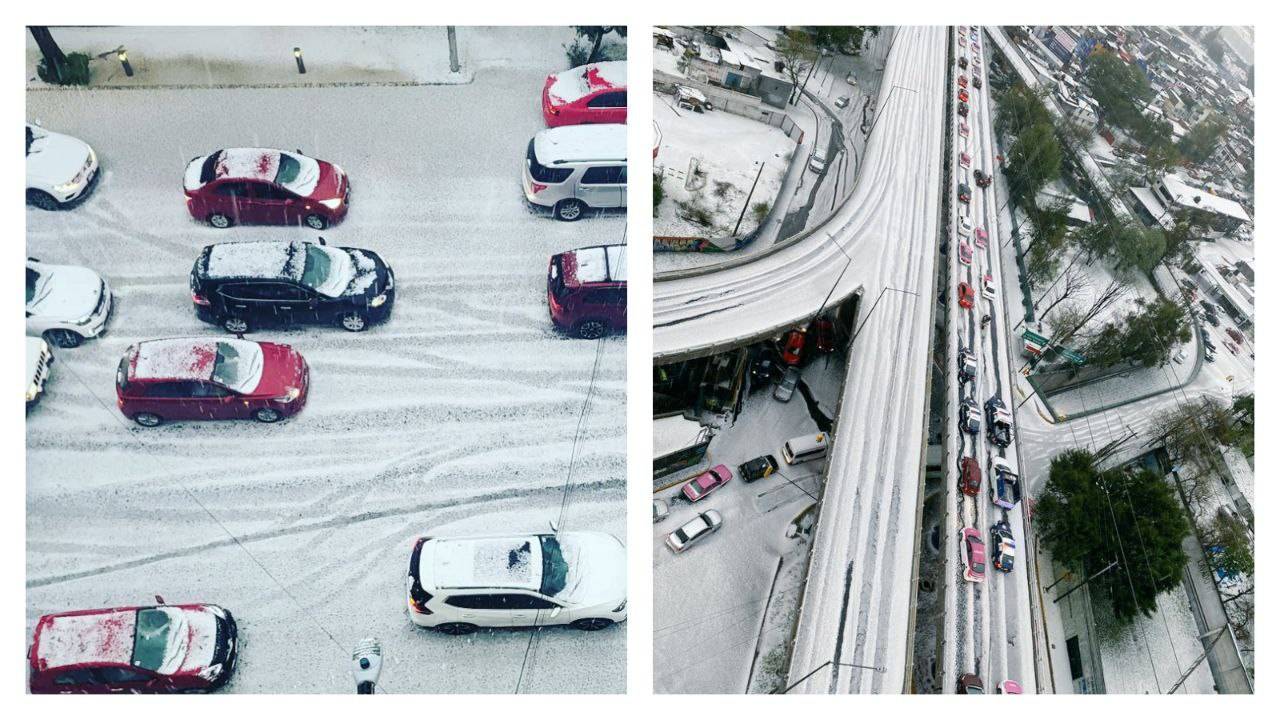 Granizada Ciudad de México: Caos en Insurgentes y Metrobús afectado