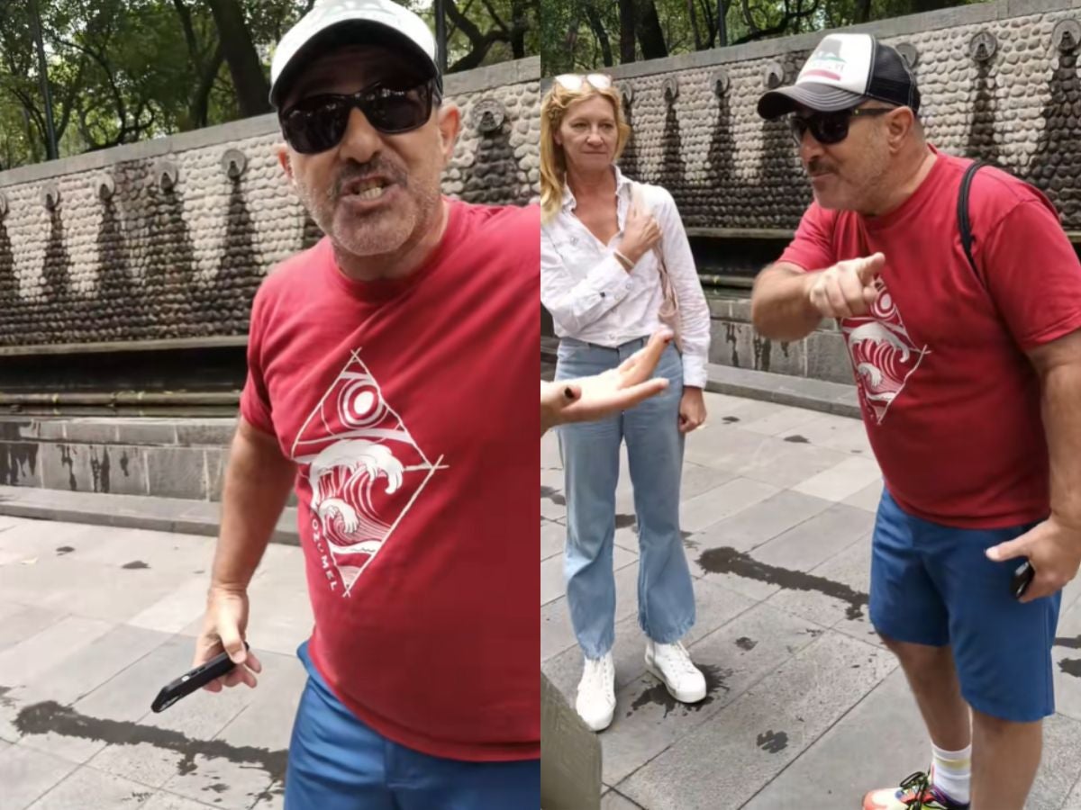 Extranjero orina en bosque de chapultepec; joven lo enfrenta: “¿cuál sorry?” | Video