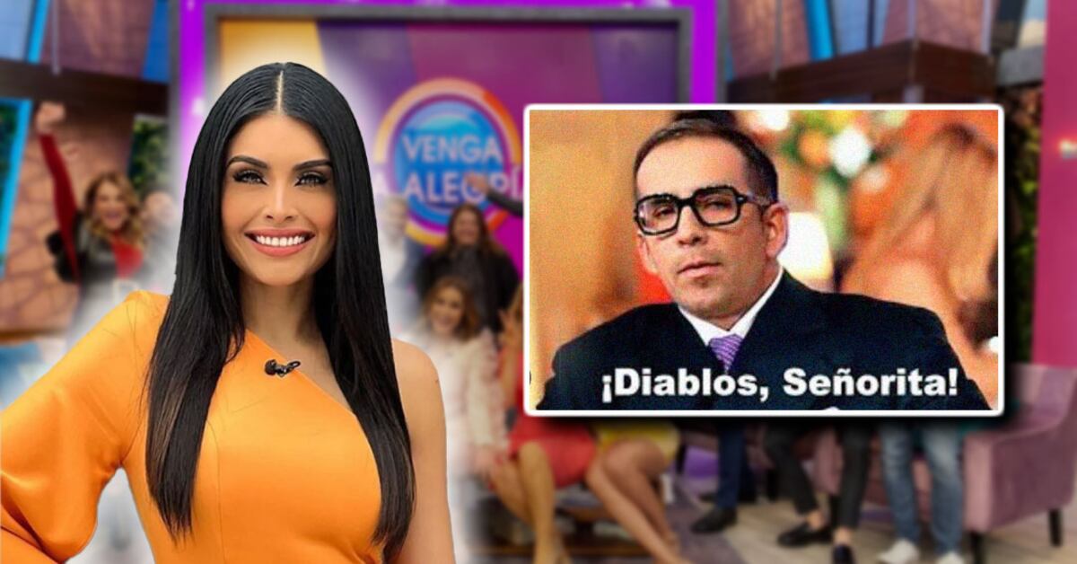 Kristal Silva y El Capi Pérez protagonizan un “jaloneo” en “Venga la Alegría”