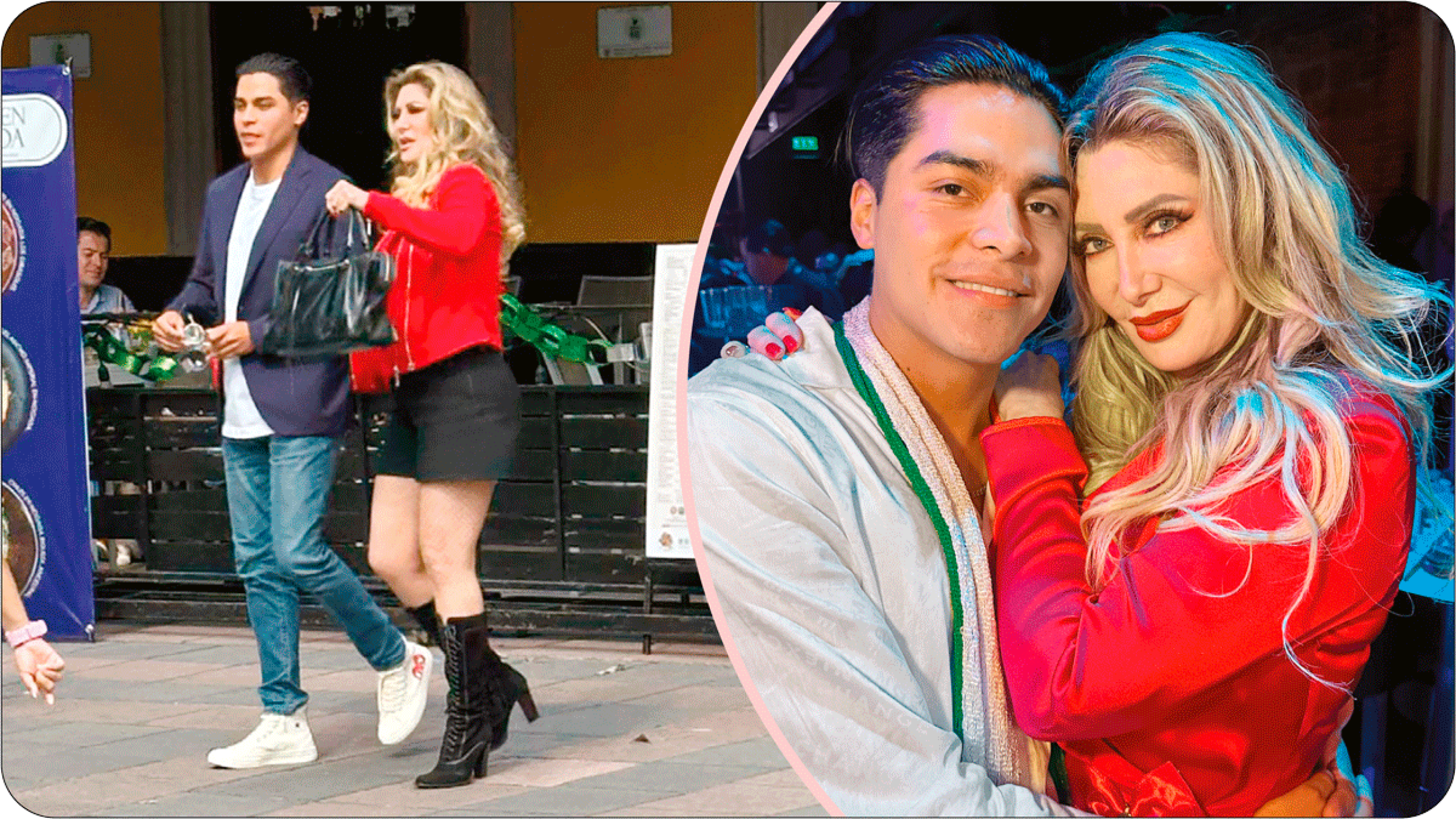 Felicia Mercado y Brandon Zariñan: Romance con diferencia de edad