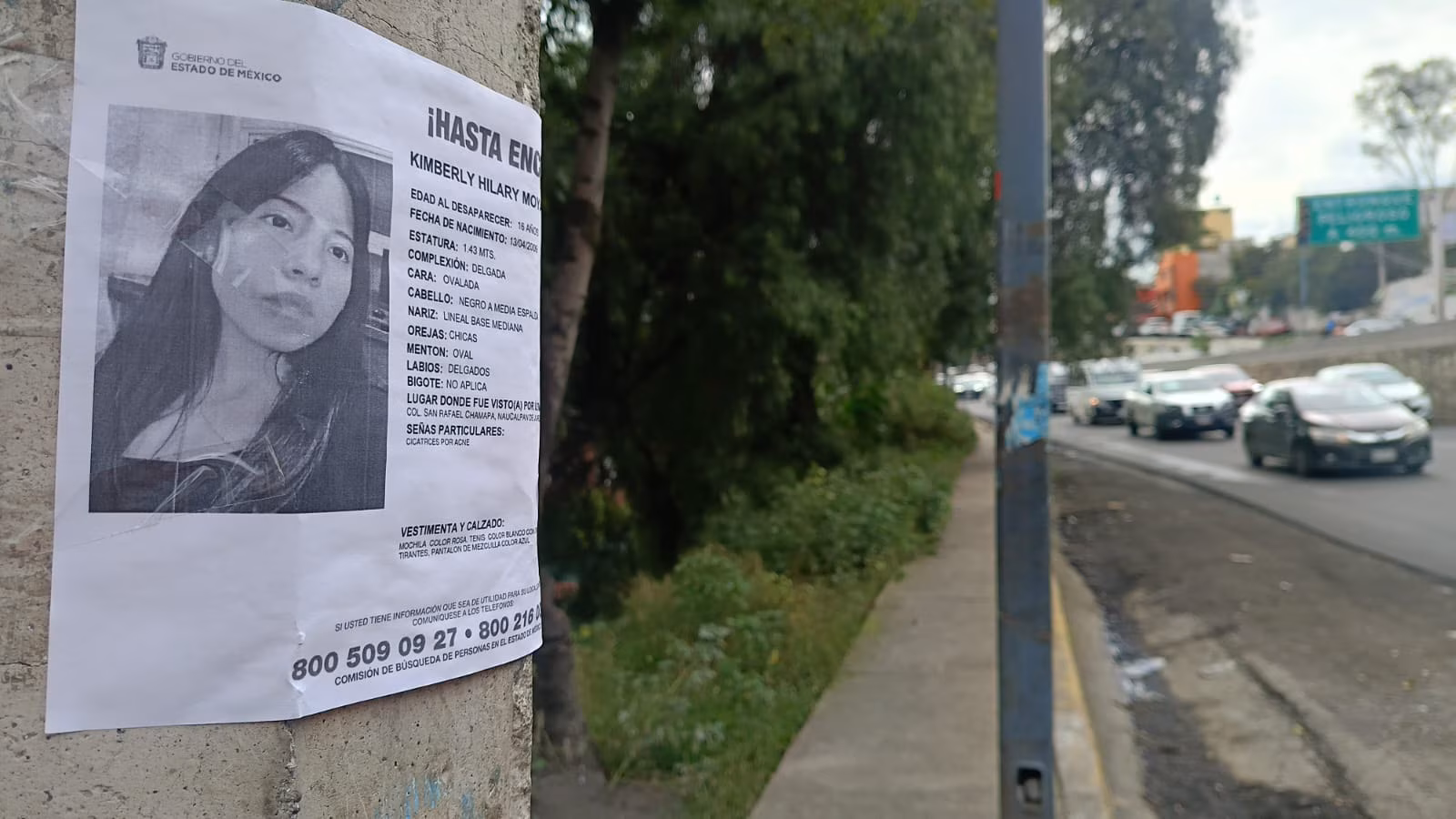 Desaparición en Naucalpan: la búsqueda desesperada de Kimberly Moya