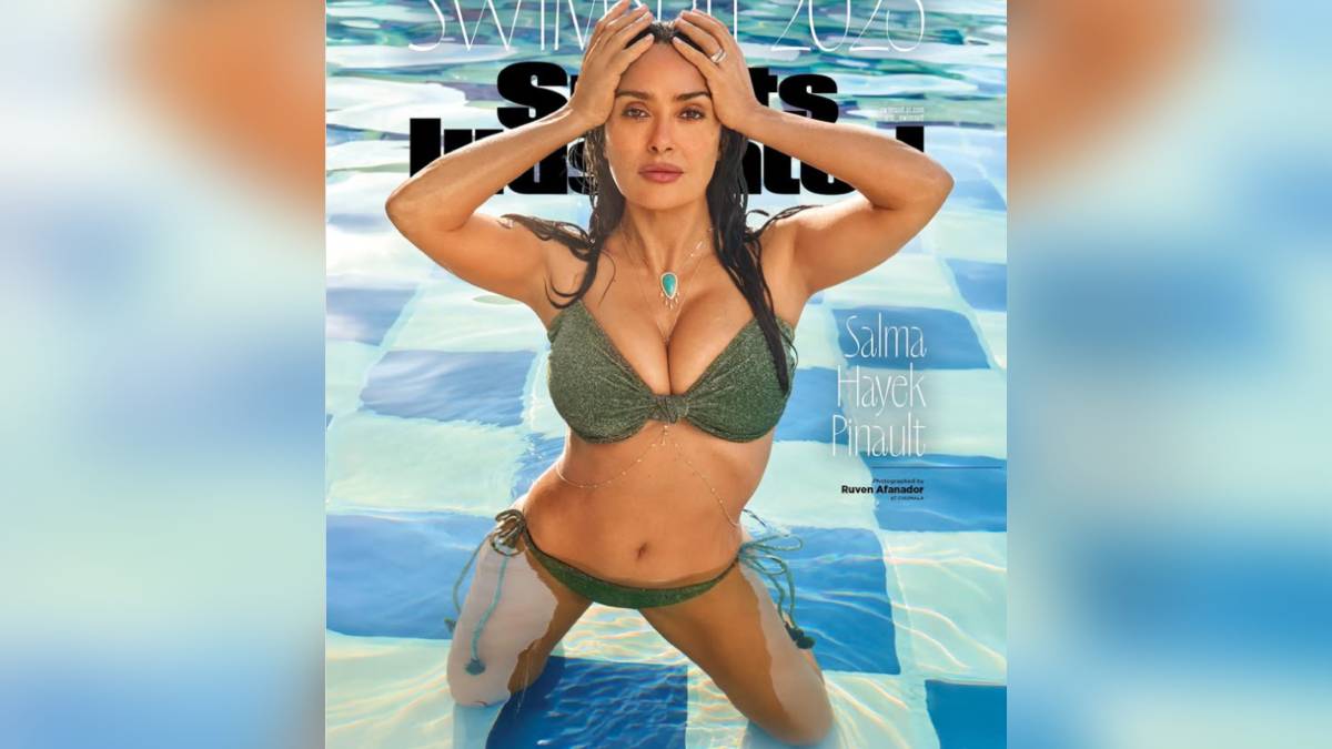 Salma Hayek en bikini rompe internet a los 58: portada impactante