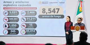 El impacto real del desarme voluntario en México: más de 8 mil armas fuera de las calles