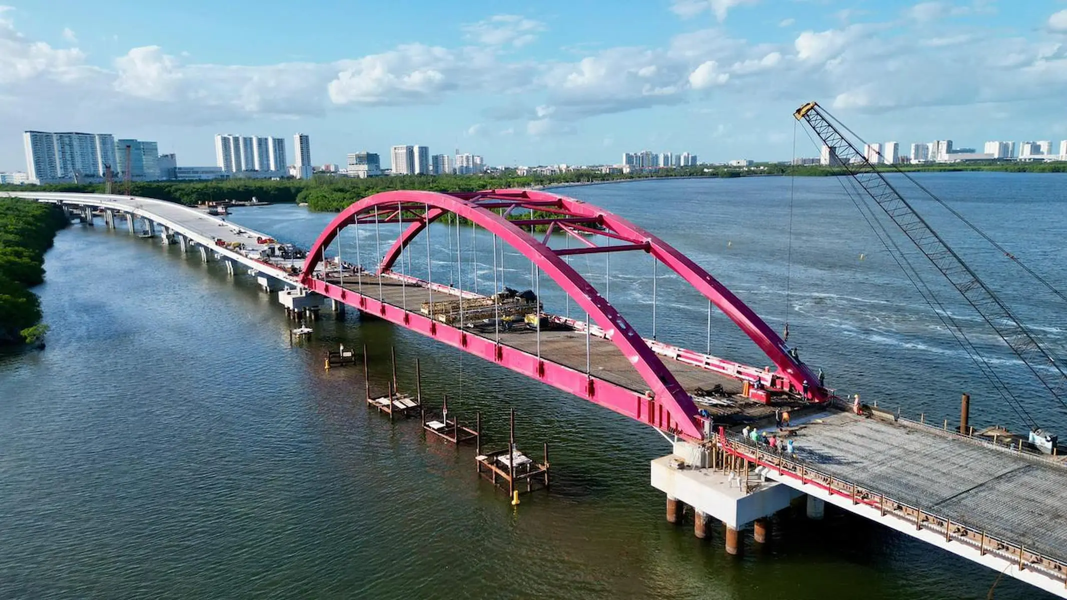 Cancún a contrarreloj: el avance del puente Nichupté que promete cambiar la movilidad
