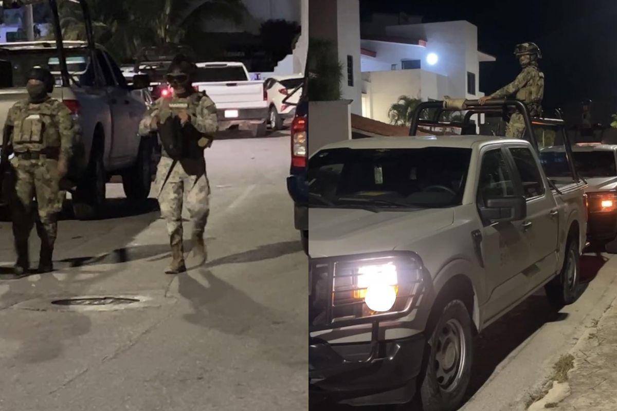 Balacera en Cancún: siete detenidos tras cateo en el bulevar Kukulcán