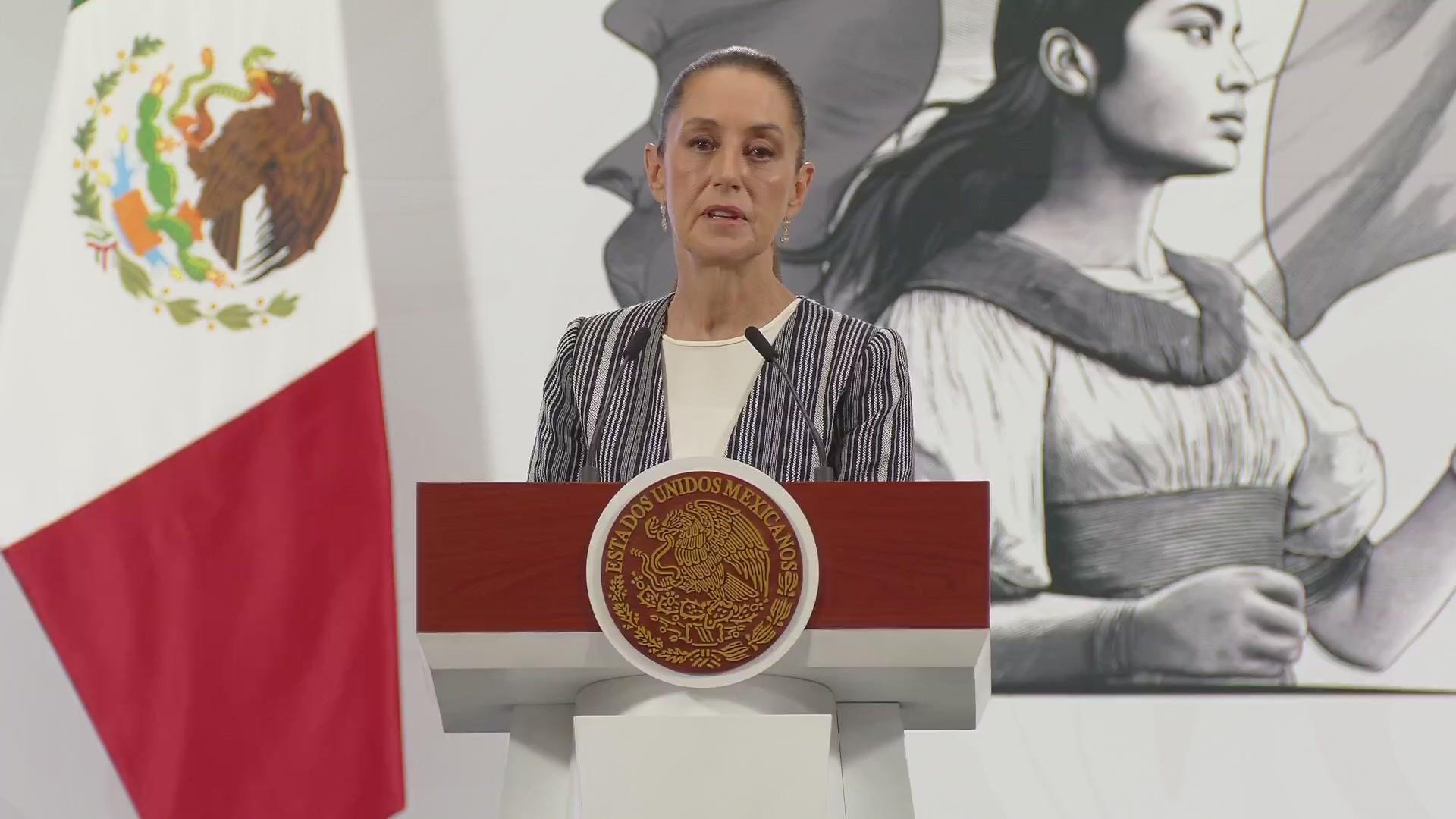 Claudia Sheinbaum apoya a Clara Brugada tras crimen: “No estás sola”