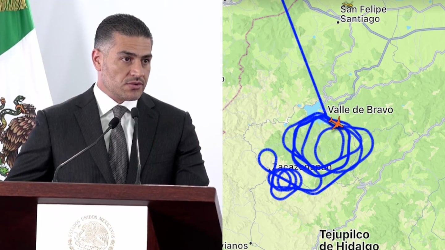 Harfuch aclara sobrevuelo de aeronave y traslado de narcotraficantes