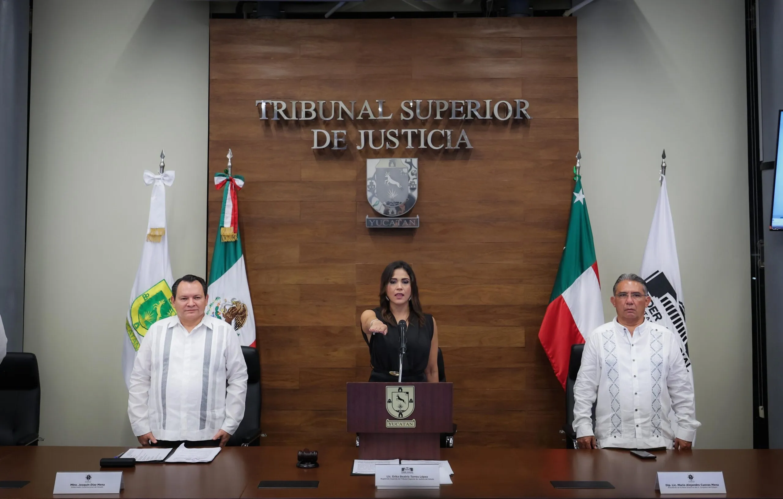 Díaz Mena y Torres López impulsan la nueva etapa de la justicia yucateca