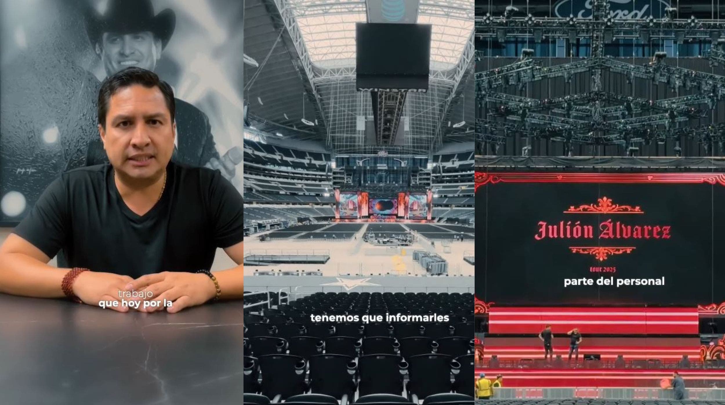 Julión Álvarez cancela concierto en Texas por visa: estadio lleno, pero vacío