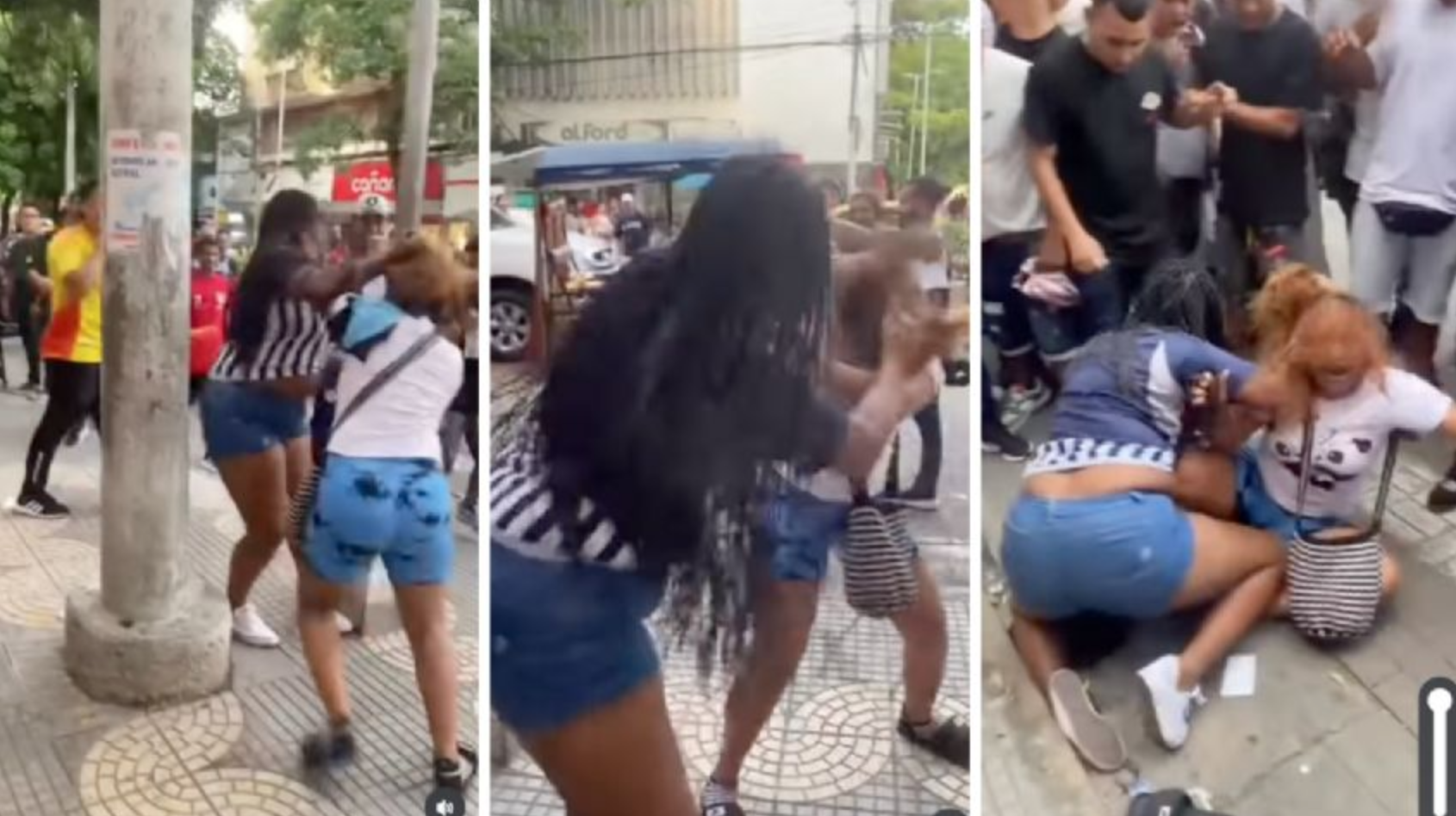 Paseo Bolívar: Pelea viral de dos mujeres indigna a Barranquilla