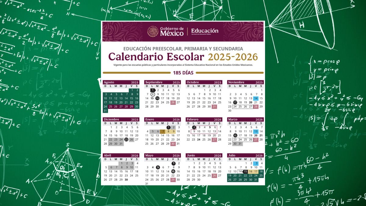 Calendario oficial de la SEP: el regreso a clases será en septiembre de 2025