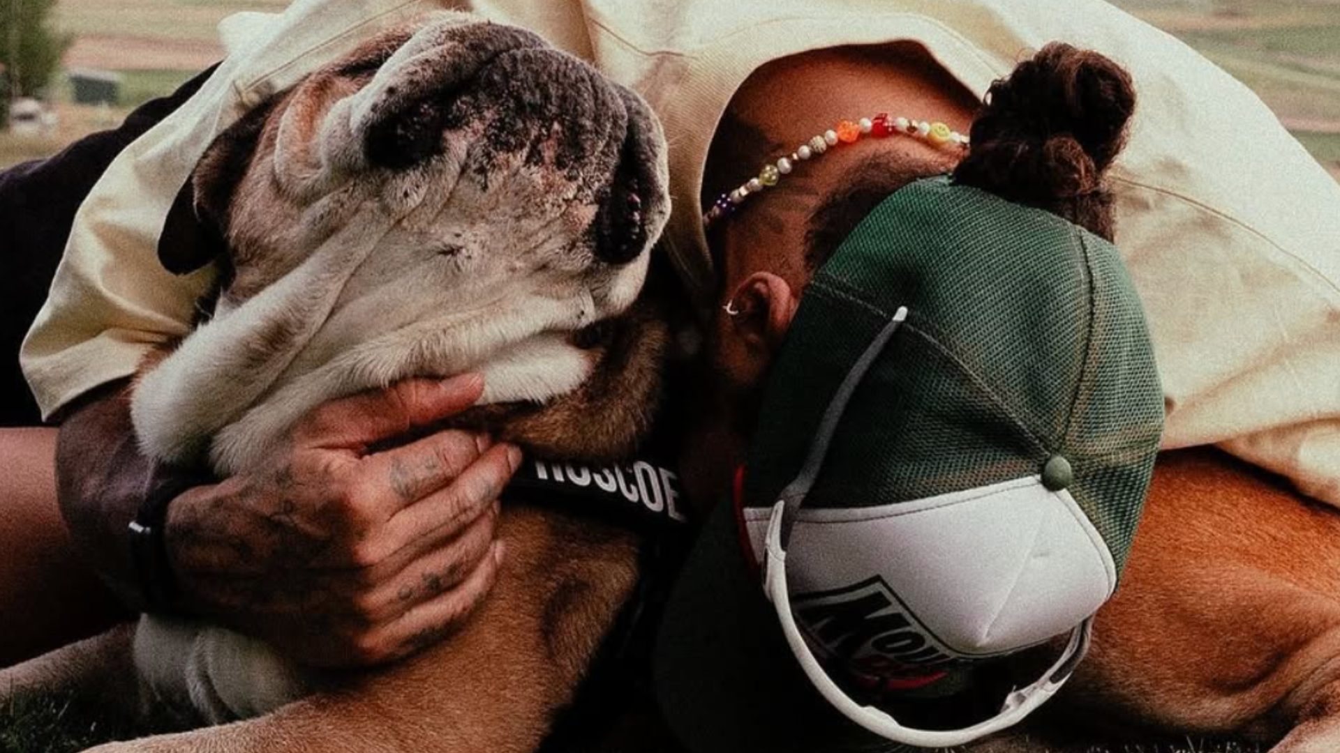 Muere Roscoe, el perro de Lewis Hamilton, en sus brazos