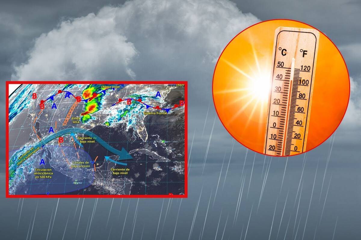 Calor extremo y lluvias: el pronóstico del SMN para México