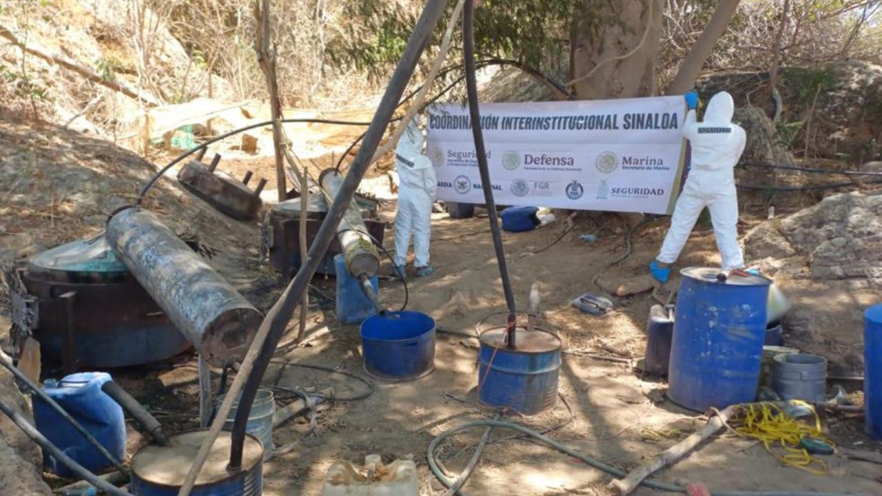 Desmantelan narcolaboratorios en Cosalá: golpe millonario al narco