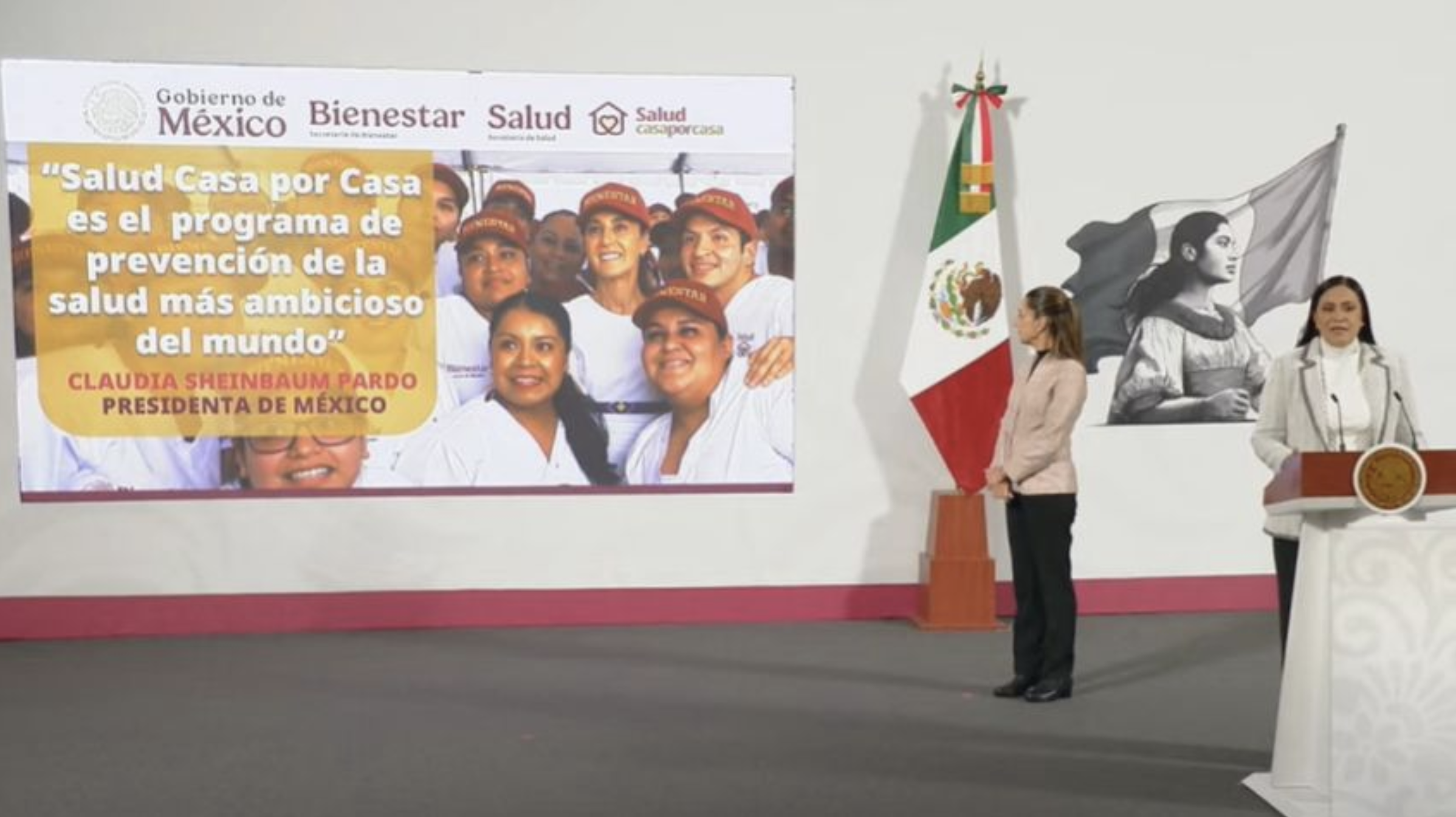 Avances y metas en salud pública: programas, hospitales y distribución de medicamentos