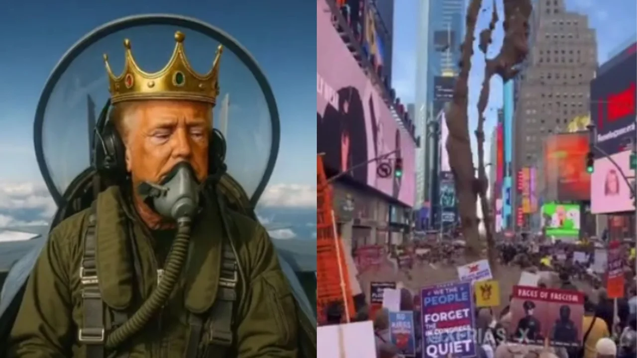 Donald Trump: Video con IA ataca a manifestantes “No Kings”