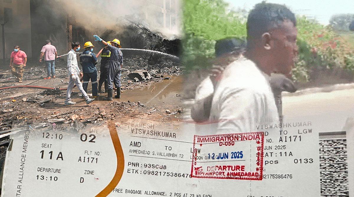 Viswashkumar Ramesh: El único que salió vivo del vuelo 171 Air India