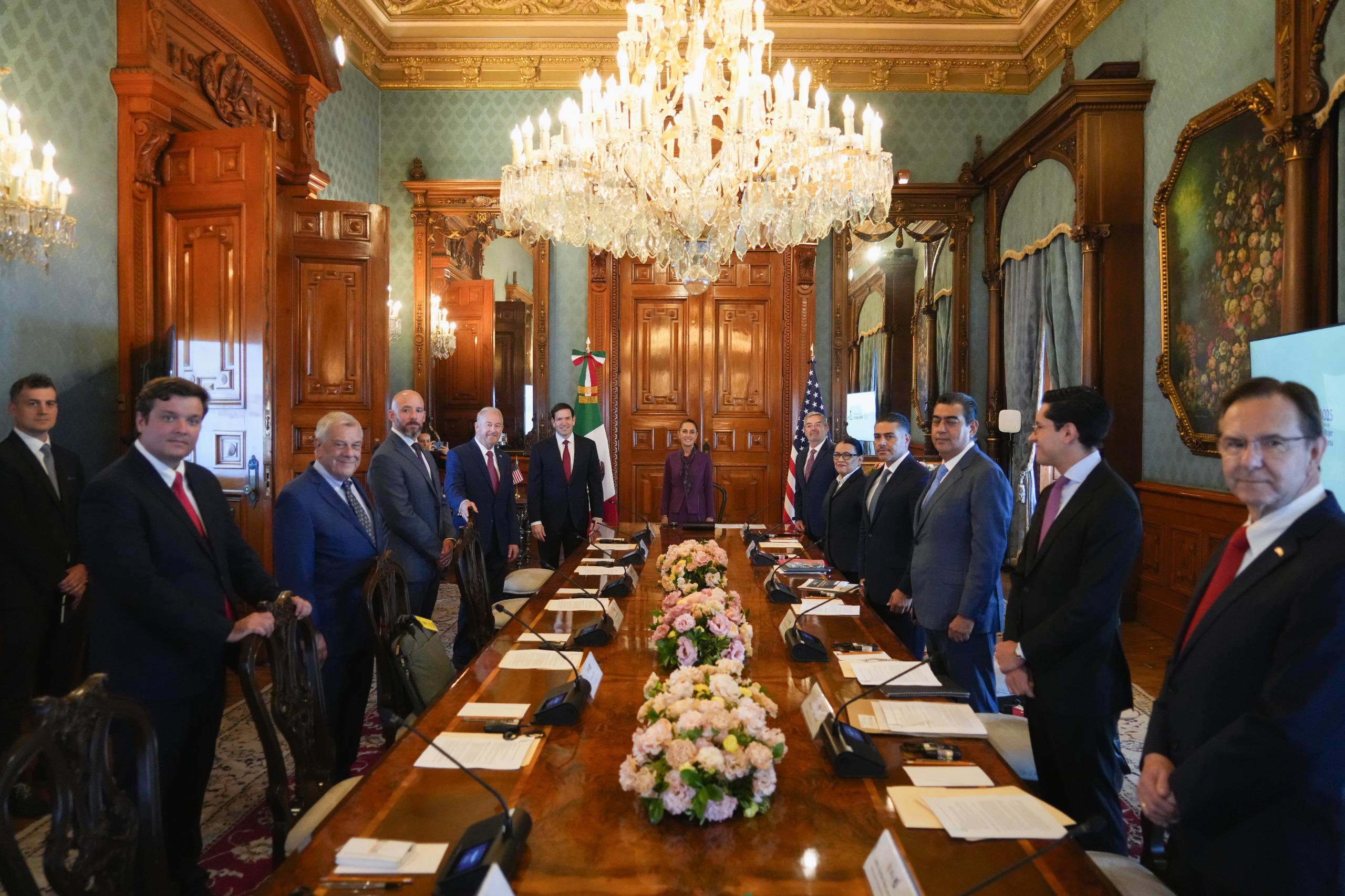 Sheinbaum y Rubio pactan cooperación histórica en seguridad fronteriza