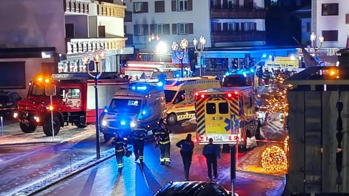 Tragedia de fin de año: 40 muertos en Crans-Montana y las hipótesis del incendio