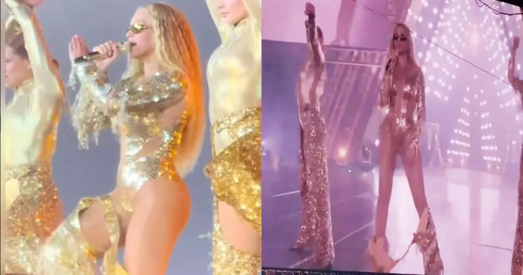 Accidente de vestuario Beyoncé: ¡Pantalón traicionó a la diva en pleno show!
