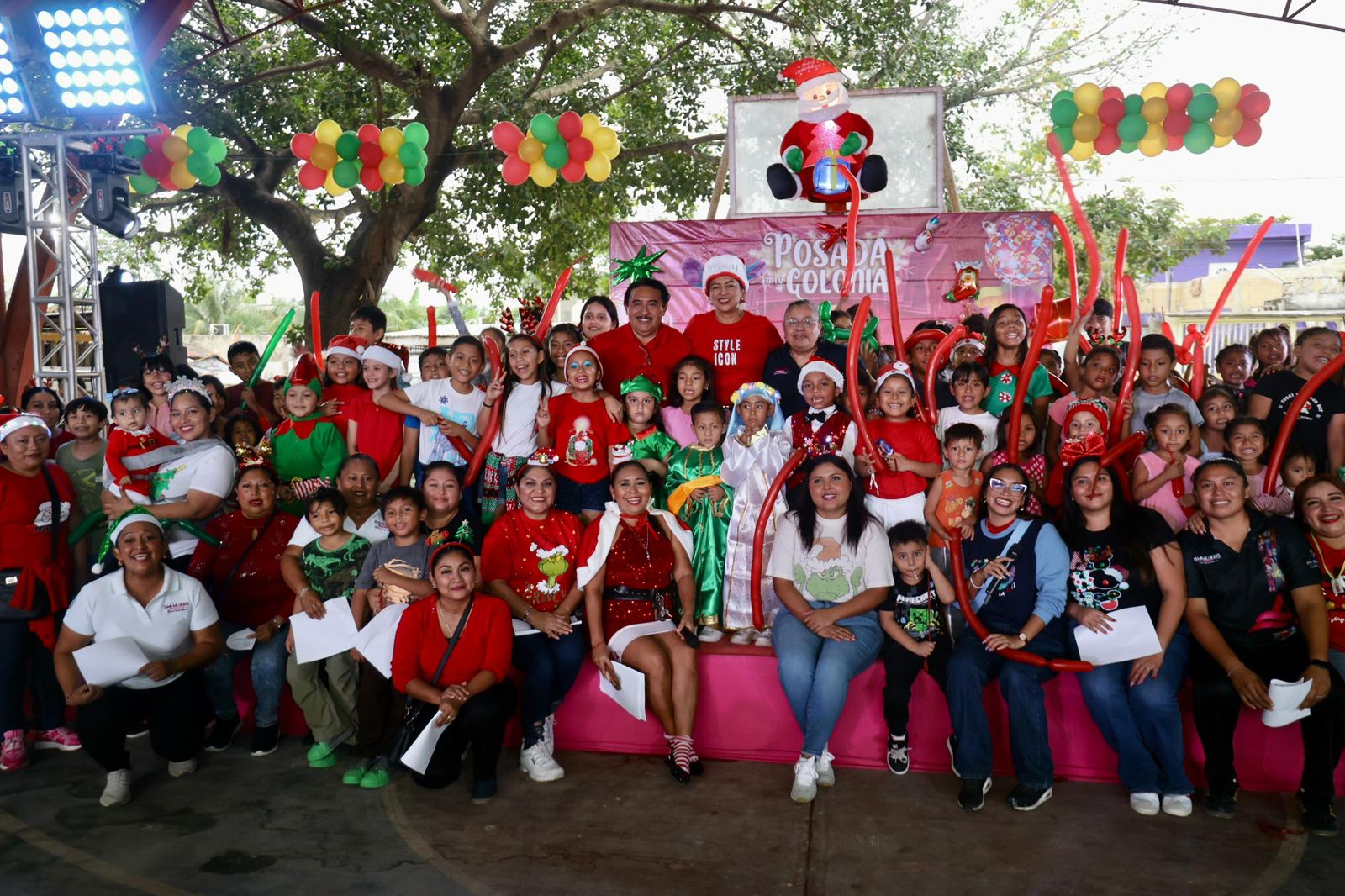 Gobierno Municipal lleva la “Posada en tu Colonia” al Domo Los Olivos de Ciudad Mujeres