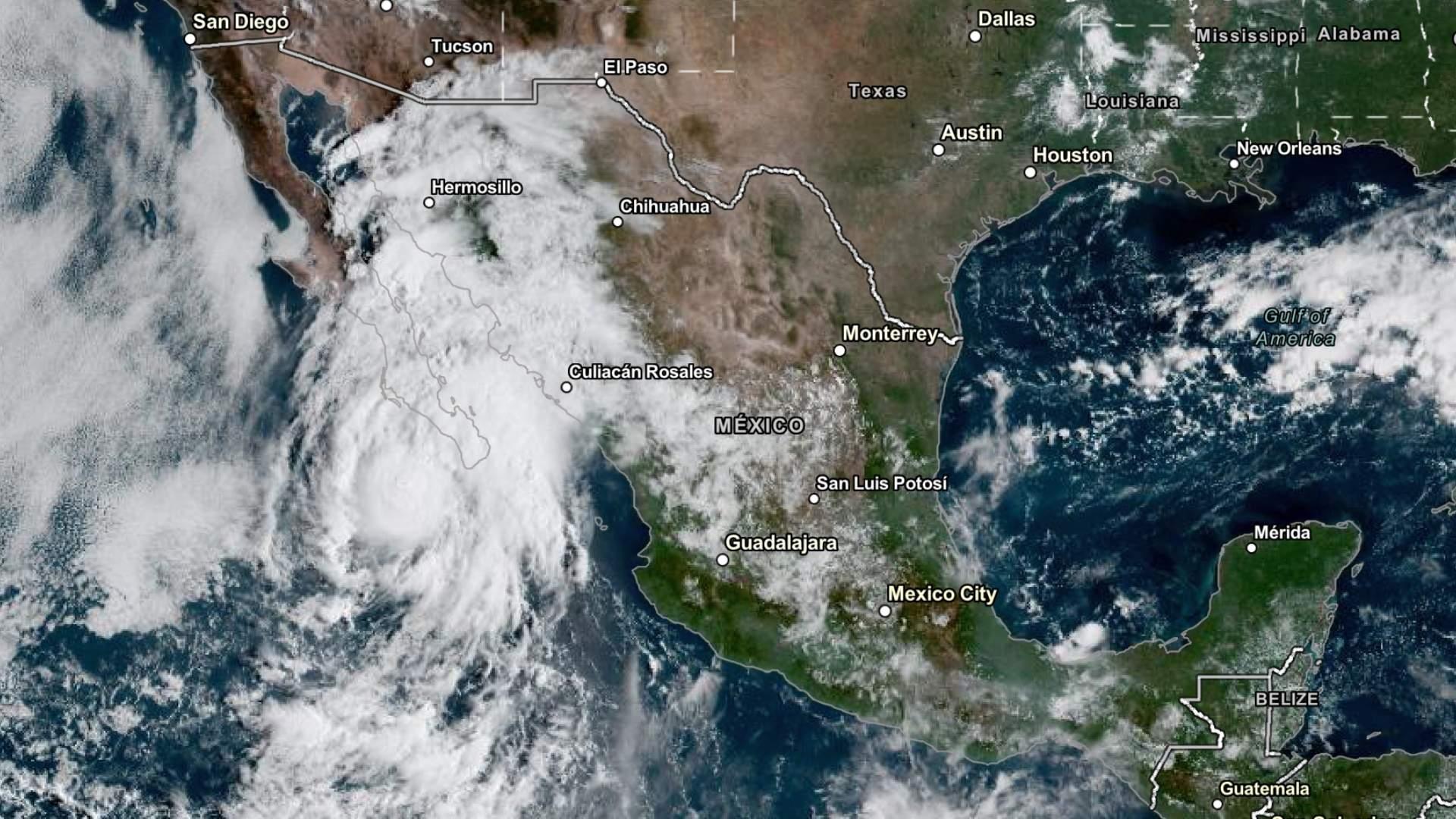 Sonora refuerza seguridad con 144 refugios ante el huracán Lorena