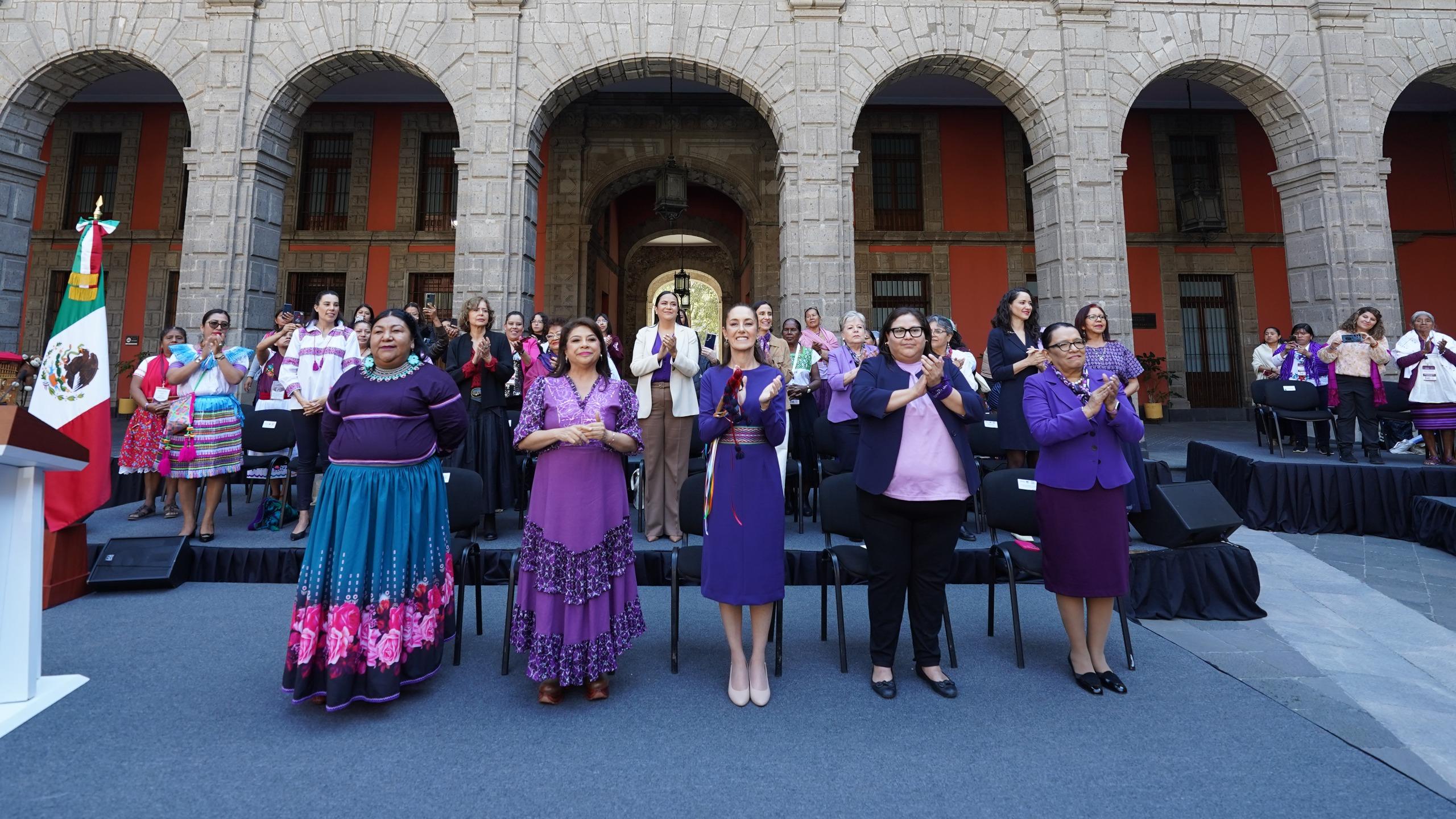 Claudia Sheinbaum y su primera conmemoración del 8M como presidenta de México
